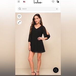 Lulus Shifting Dears Black Dress